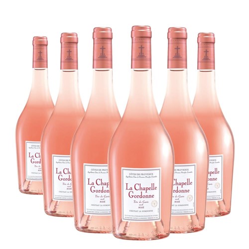 Case of 6 La Chapelle Gordonne Rose - AOC Cotes de Provence Rose